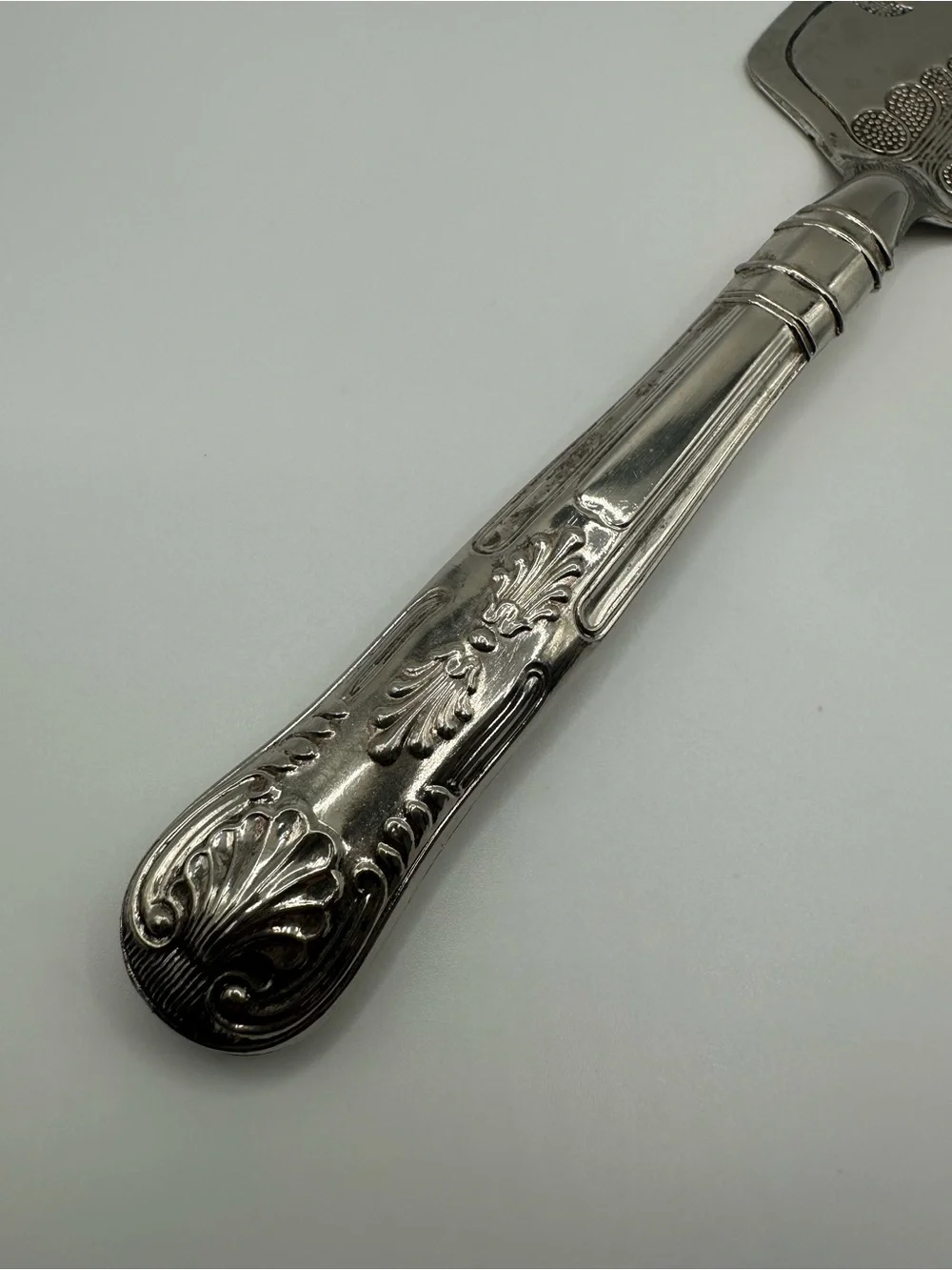 Pastry Cake Pie Server Silver Plated Mayell Queen Anne Kings Vtg Made in England